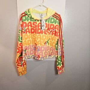 Adidas Farm Rio 3 -Stripes Hoodie.